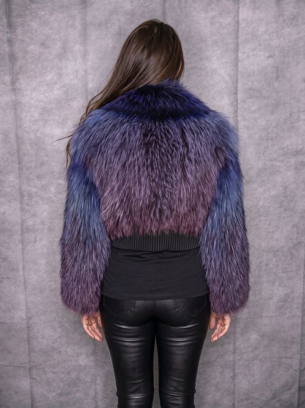 Women’s Dyed Fox Purple Hue