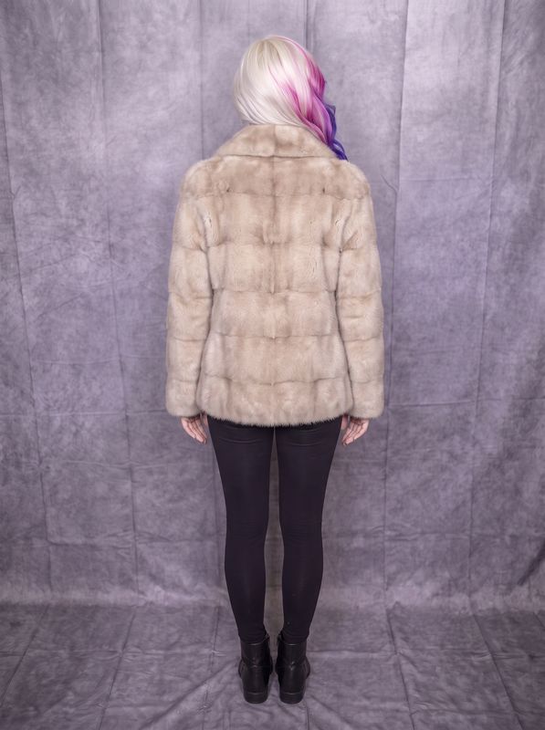 Women’s Dyed Taupe Mink
