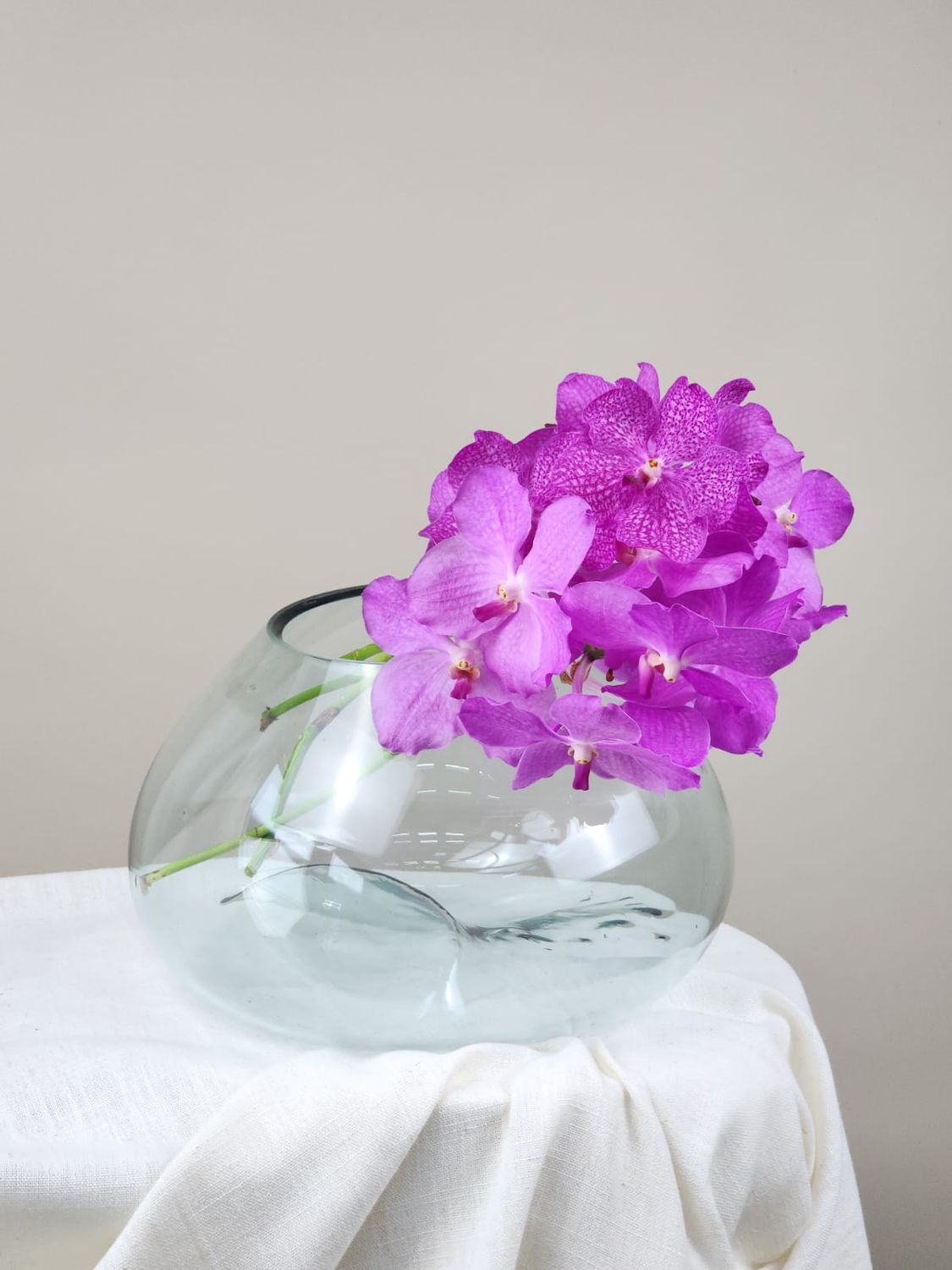 Exclusive Blown And Dented Glass Vase 026 - Casa Planto By Cristaleria