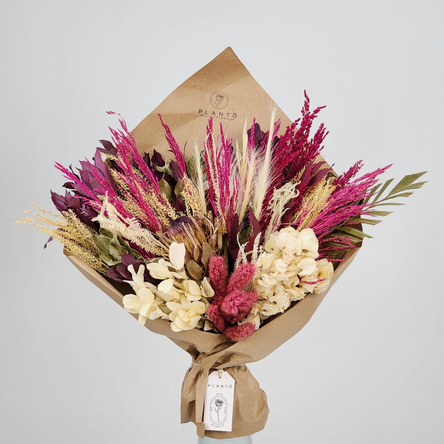 Proteas Dried Flowers Bouquet - No vase