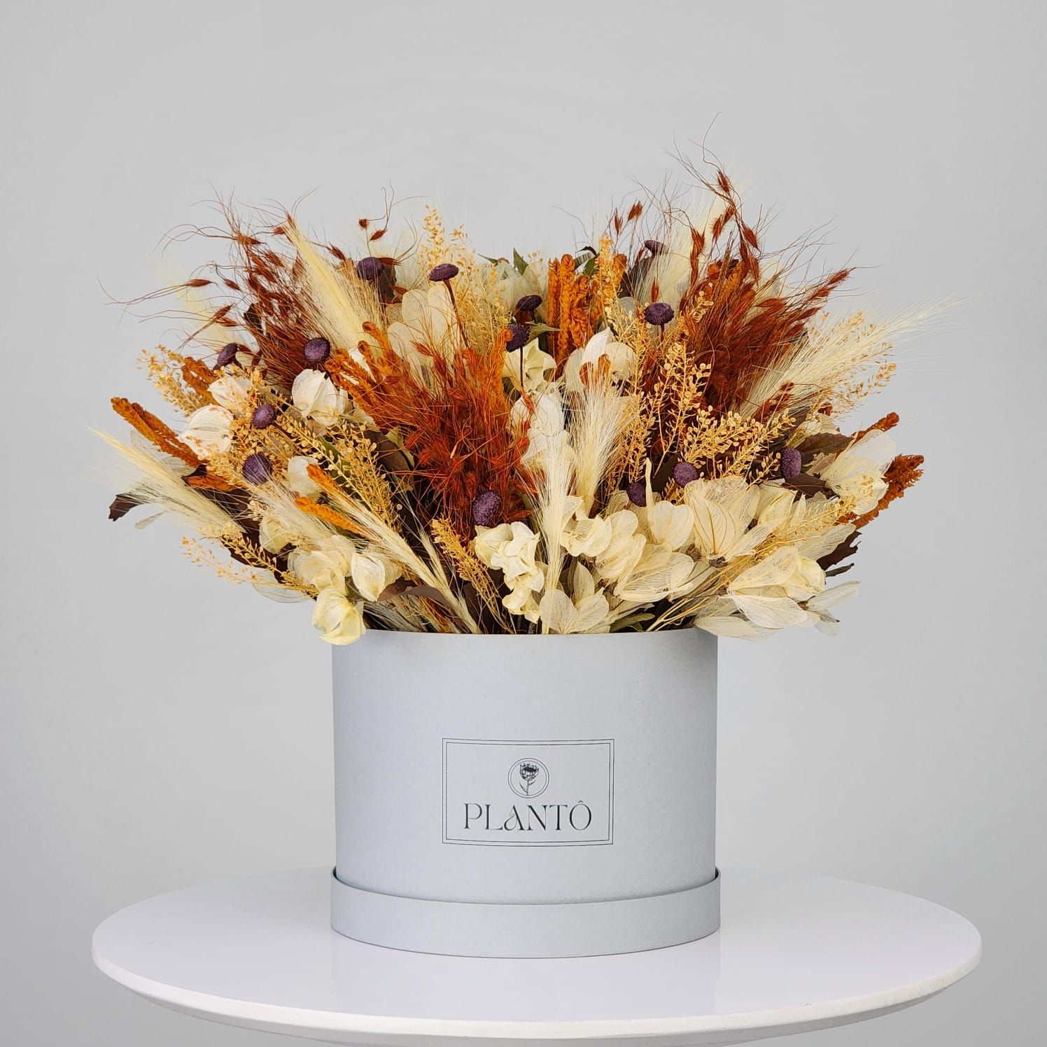 Box Of Dried Flowers  Woods With Box Gray M