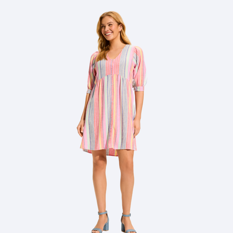 Bold Stripe Dress