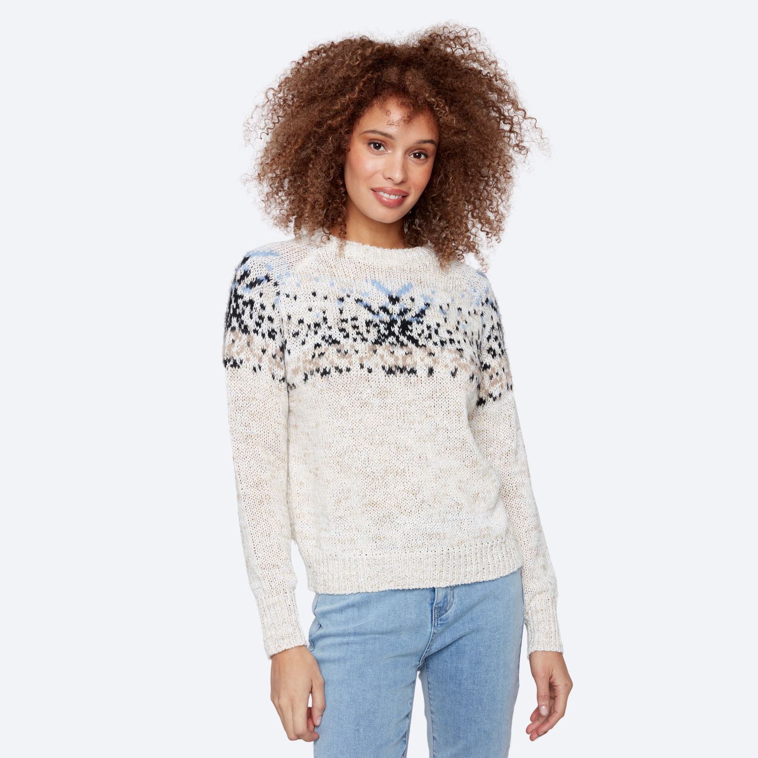 Jacquard Knit Sweater