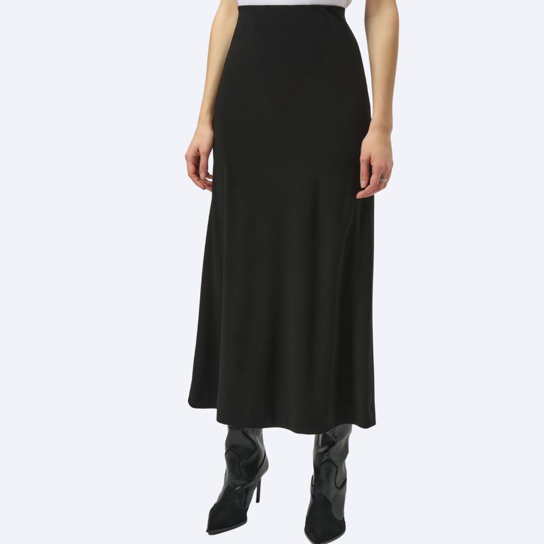 Silky Knit Pull-On Maxi Skirt