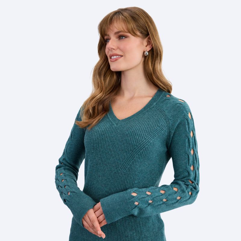 Long Sleeve V-Neck Sweater