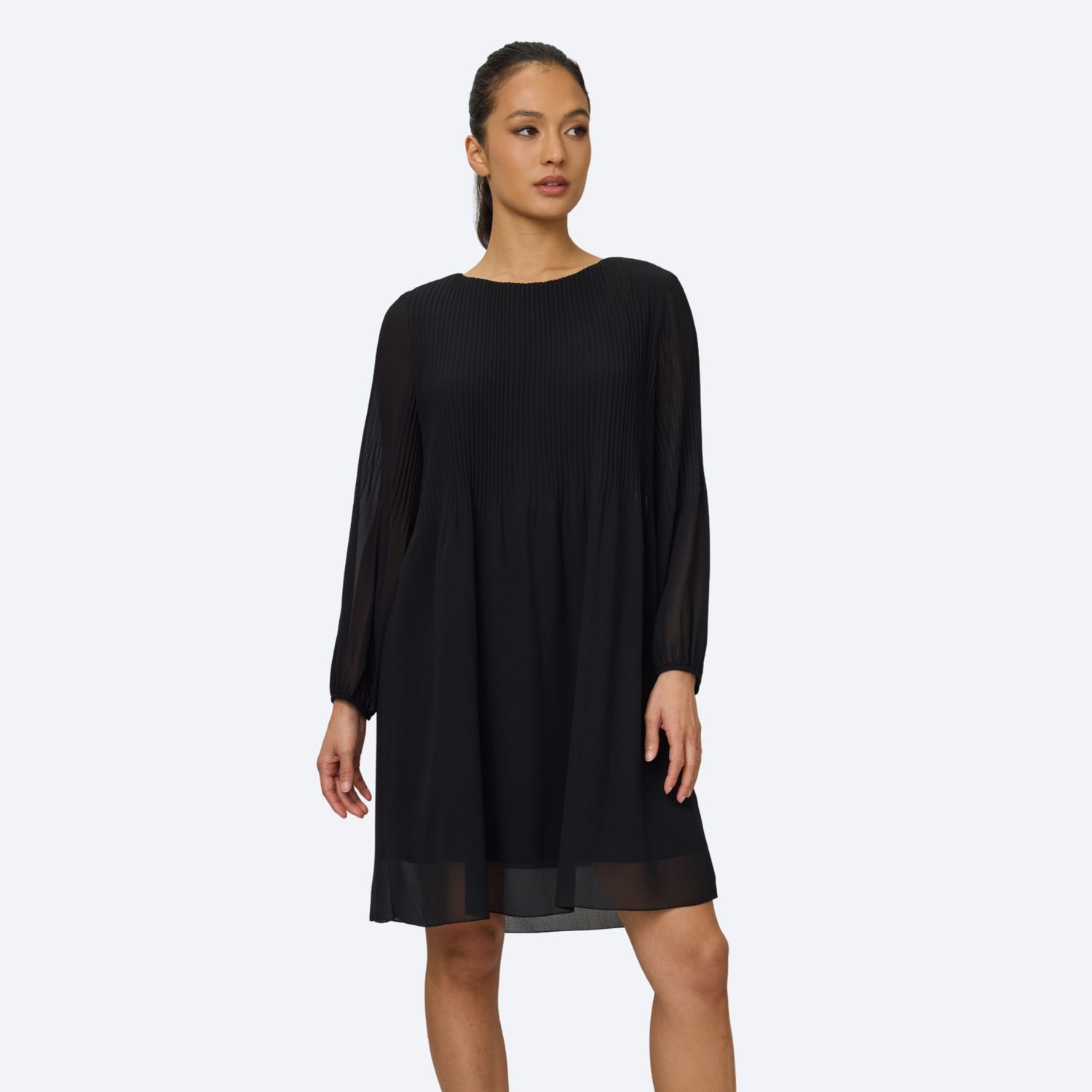 Georgette Plisse Dress