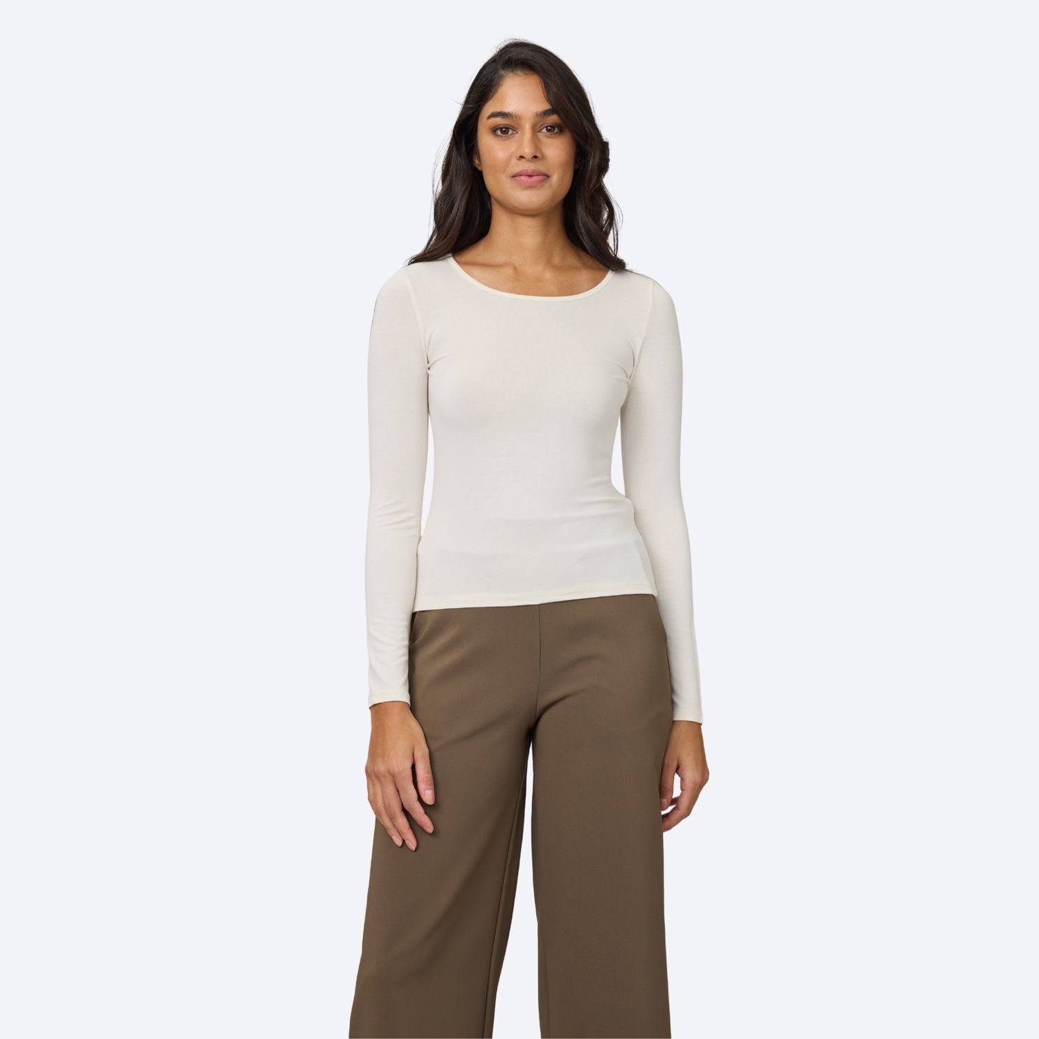 Second Skin Crew Neck Top
