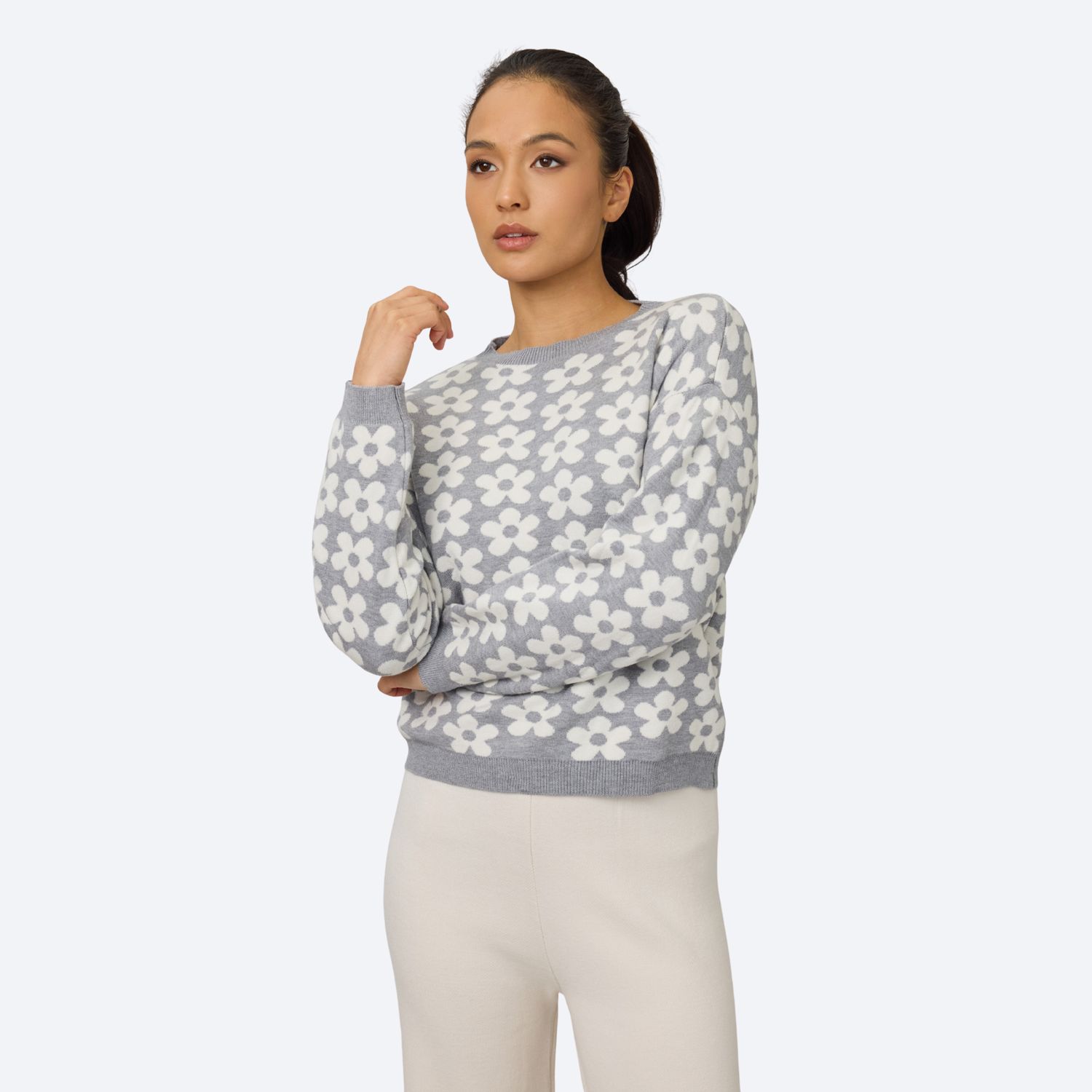 Knitt Daisies Sweater