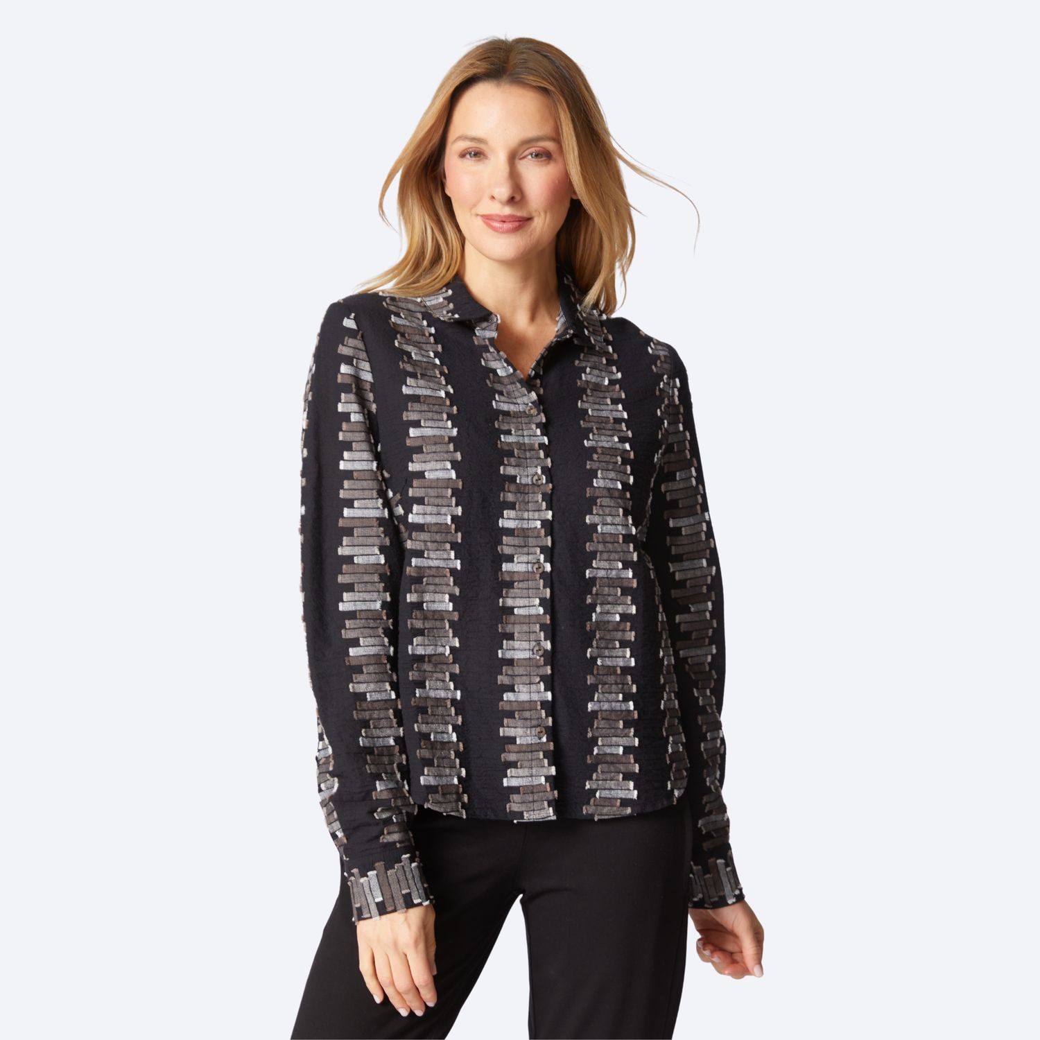 Shaped Hem Shirt