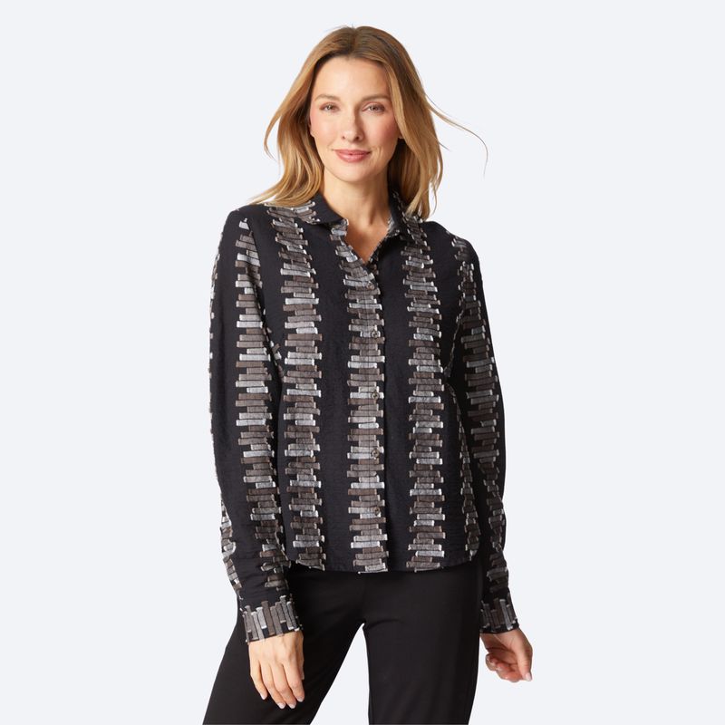 Shaped Hem Shirt