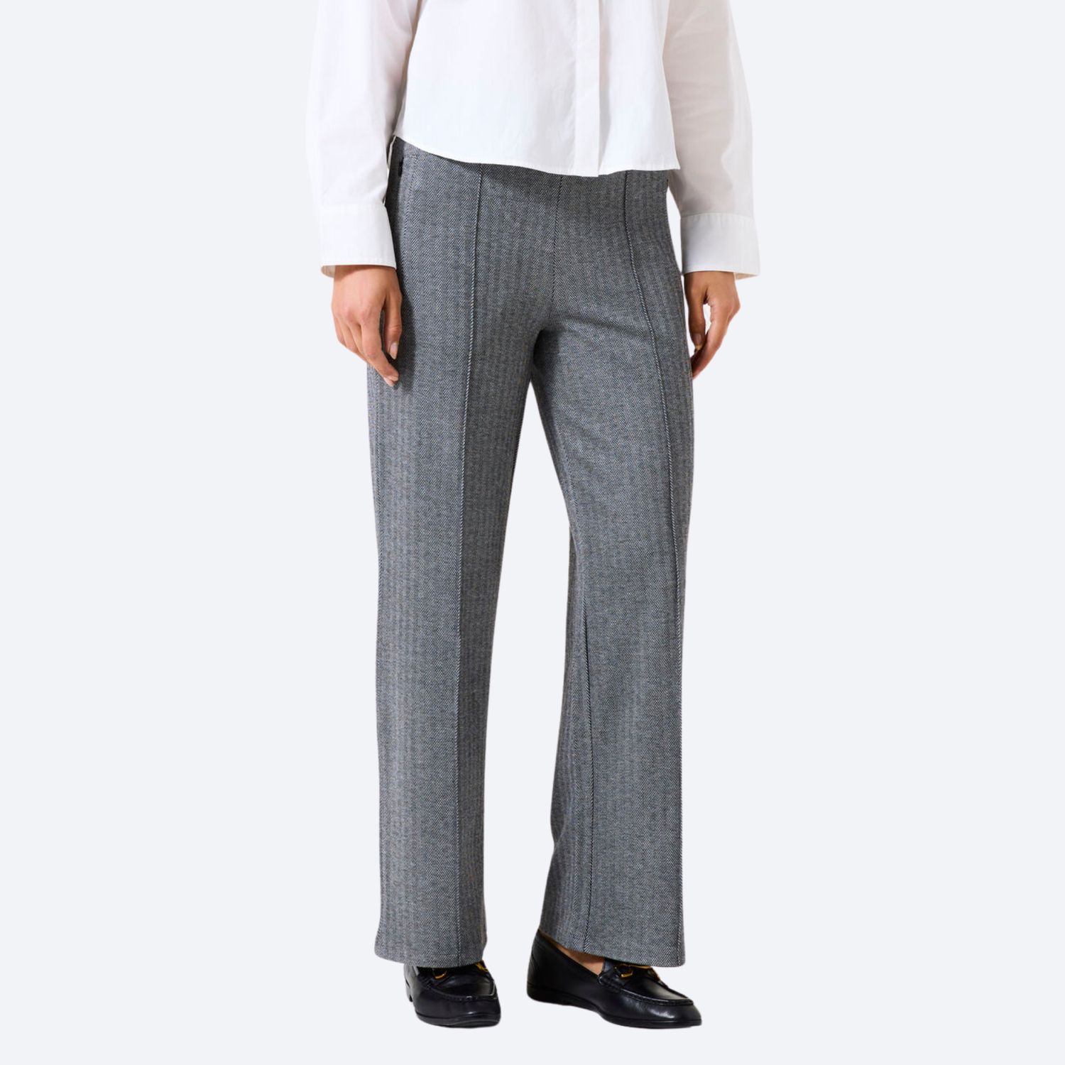 Herringbone Pull On Pants