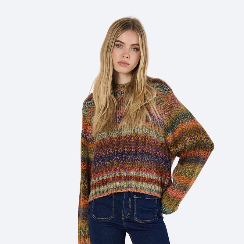 Chunky Knit Multi Colour Sweater