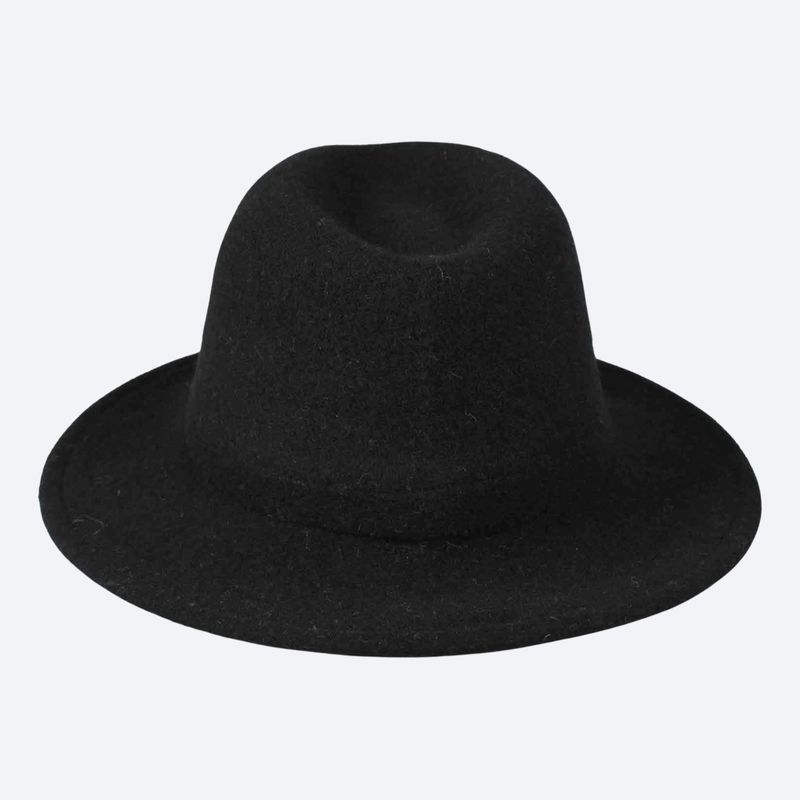 Wool Fedora Black