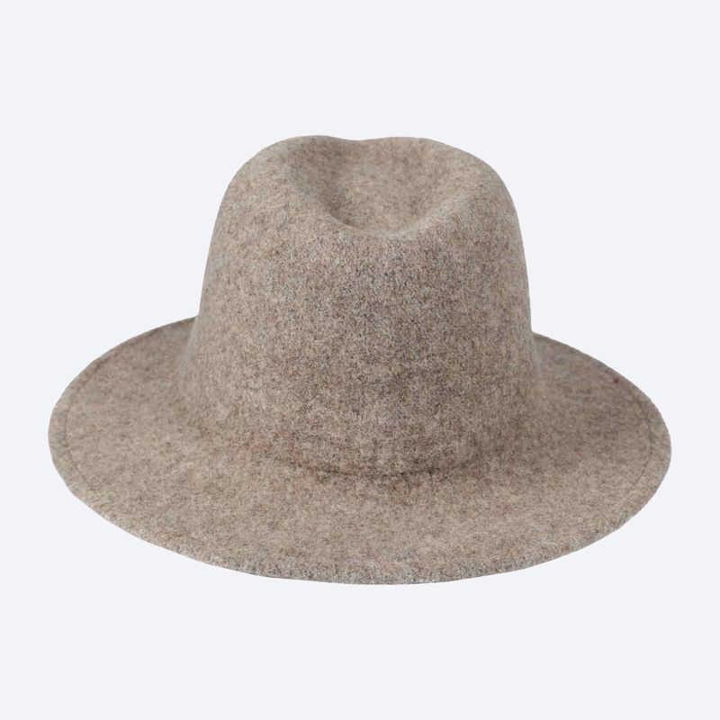 Wool Fedora Taupe