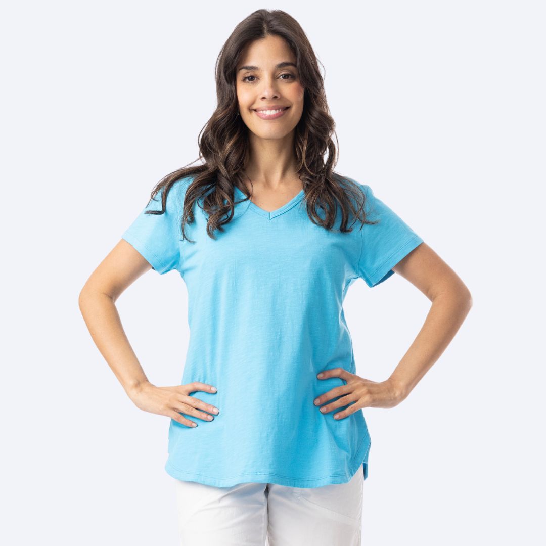 Short SleeveV Nk T Shirt