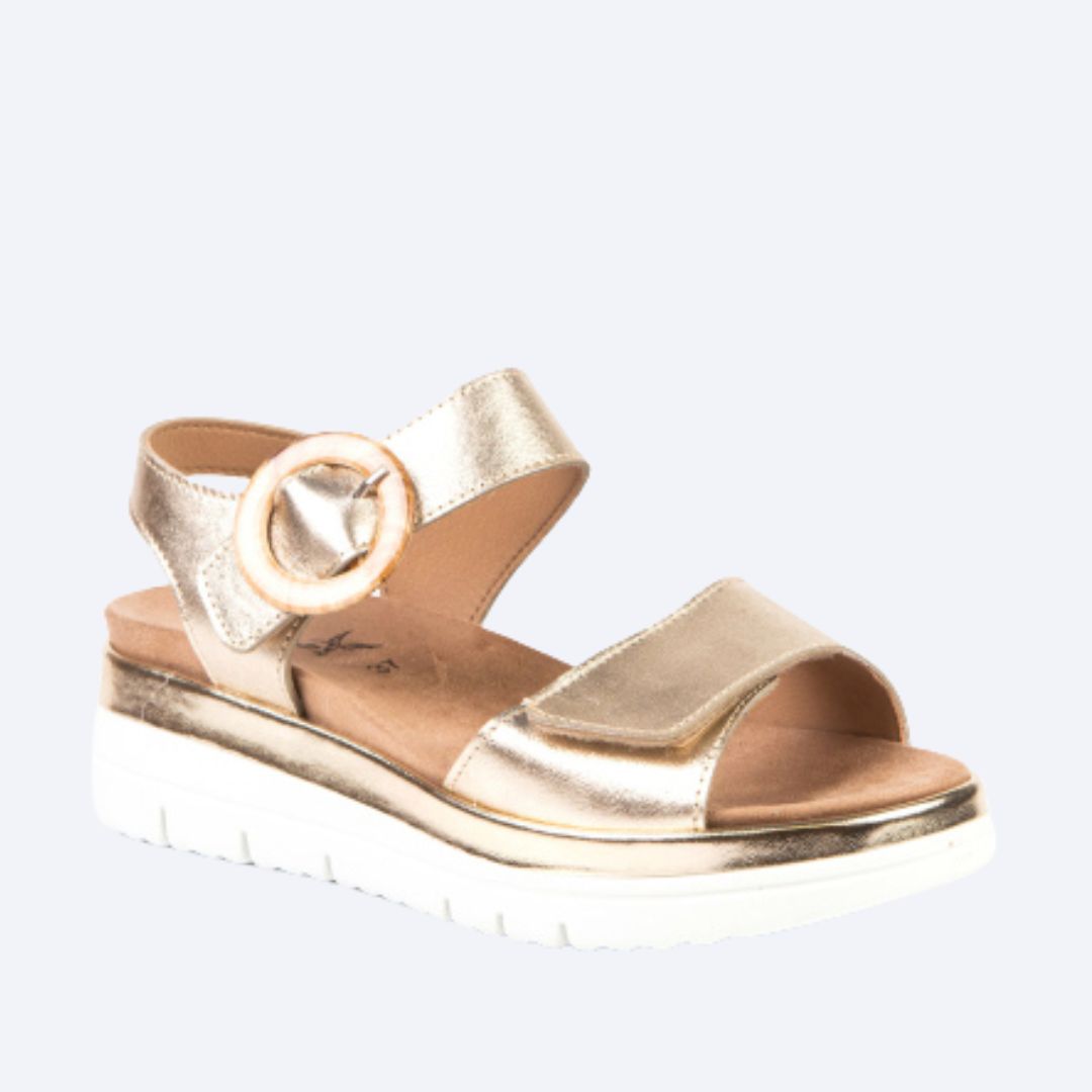 Leather Sandal w/Removable Insole