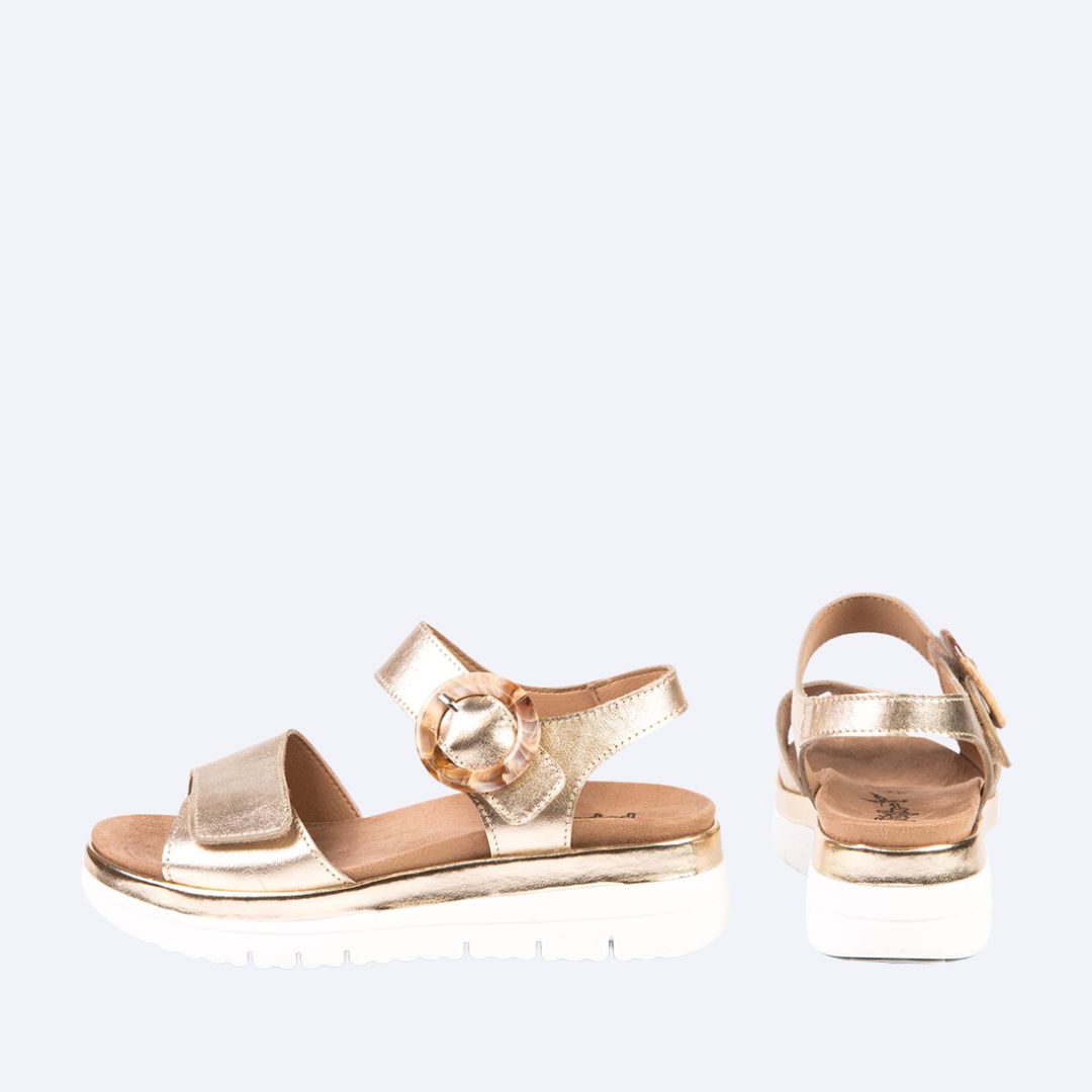 Leather Sandal w/Removable Insole