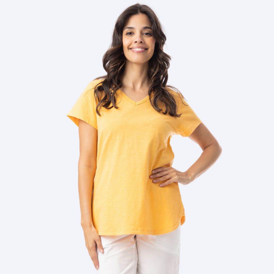 Short SleeveV Nk T Shirt