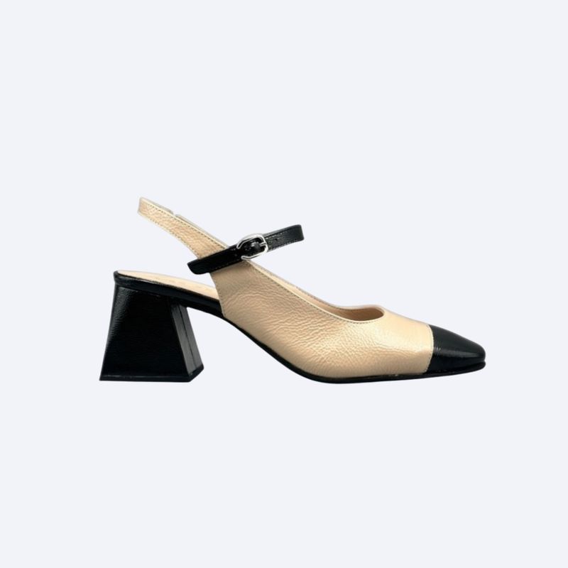 Two Tone Shoes w/Straps