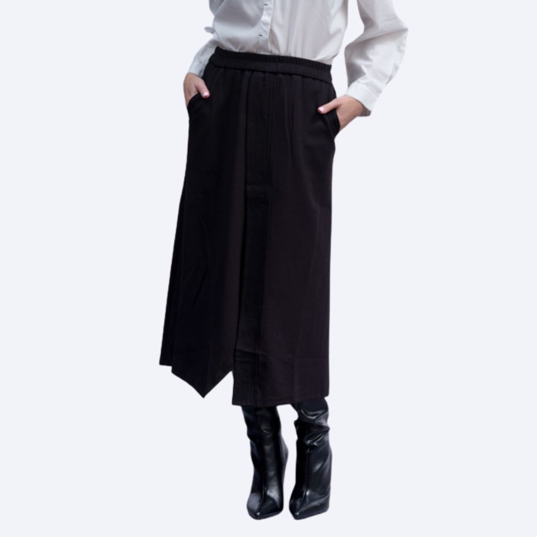 Asymmetrical Midi Skirt