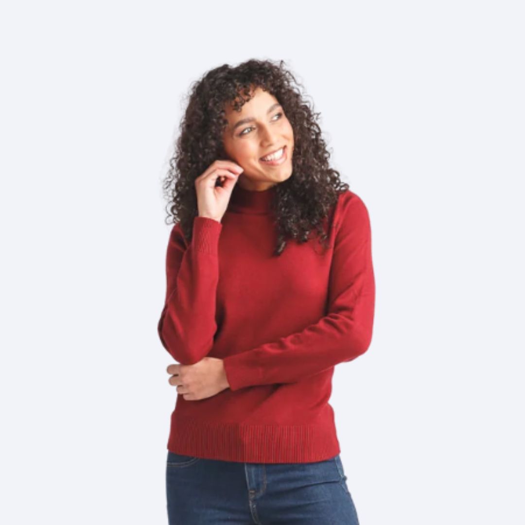 Essential Mock Neck Sweater