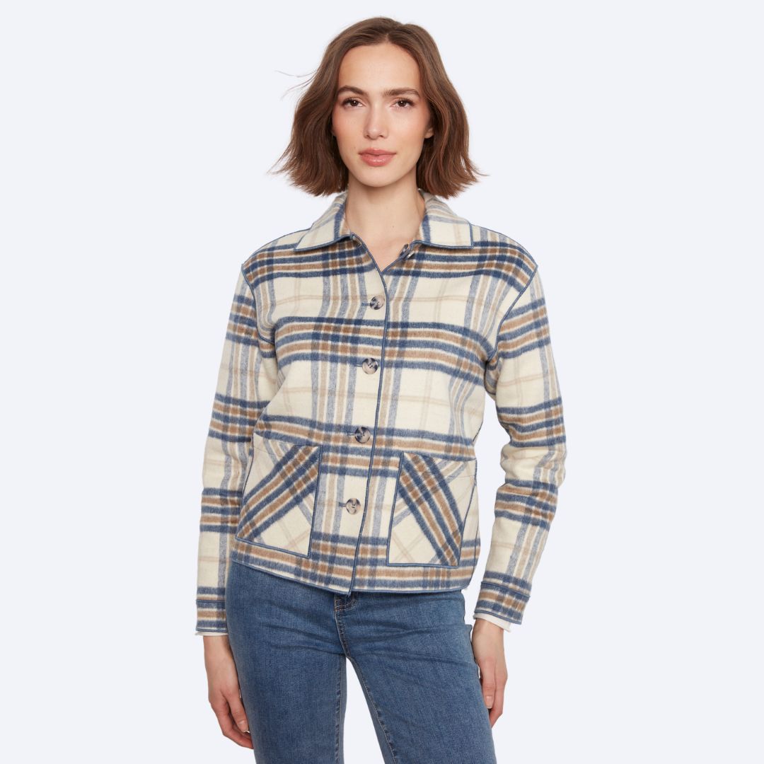 Reversible Plaid Jacket