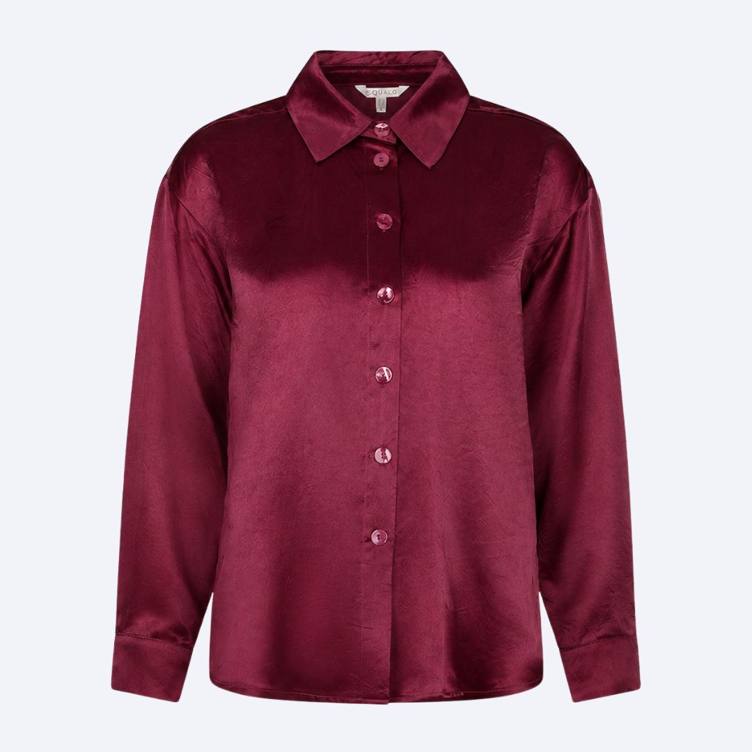 Oversized Basic Blouse Acetate