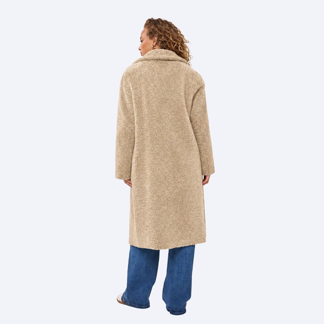 Long Bonded Fur Coat