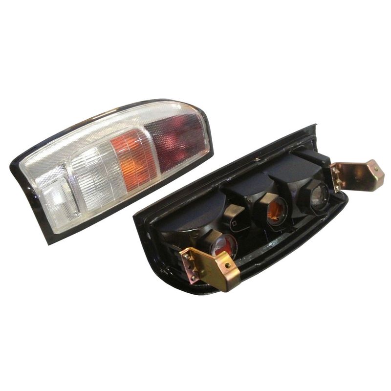 CLEAR LENS BRAKE TAIL LIGHTS PAIR LEFT RIGHT FOR NISSAN NAVARA D22