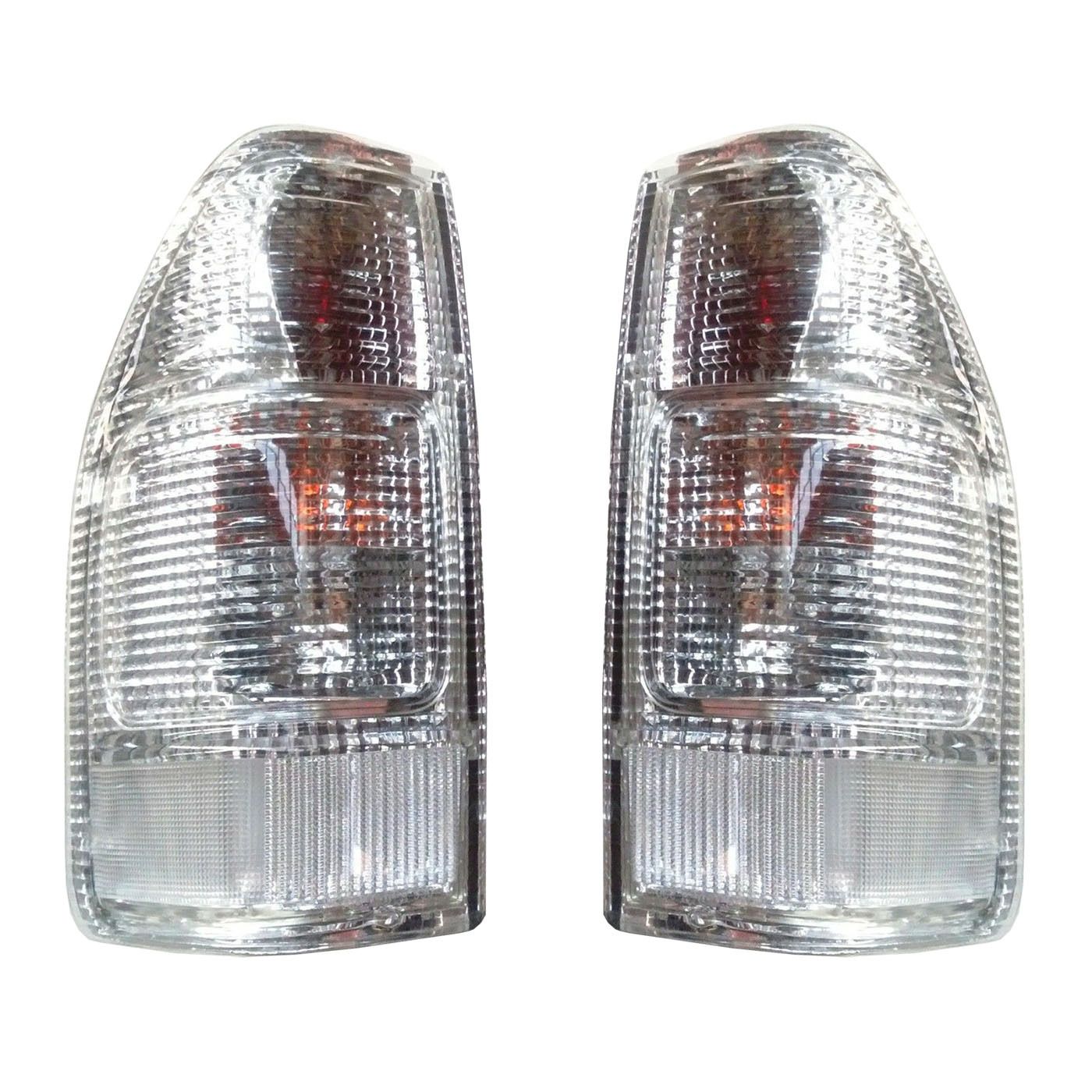 ISUZU D-MAX 2002-2007 CLEAR LENS TAILLIGHTS STYLE SIDE TUB CAB