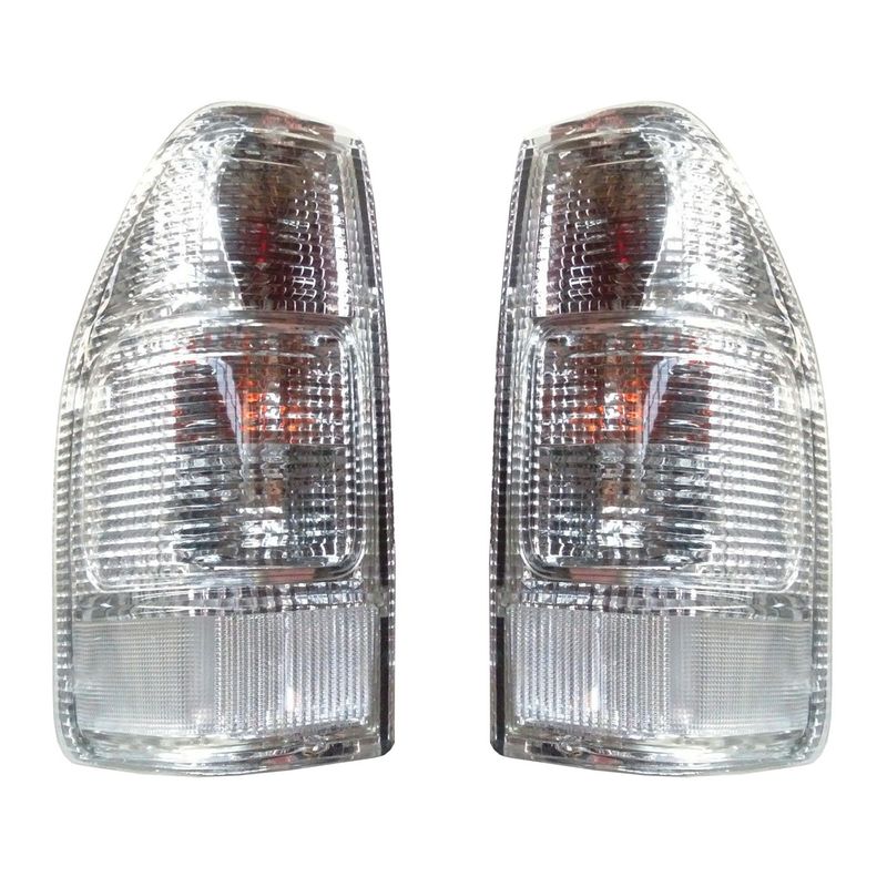 ISUZU D-MAX 2002-2007 CLEAR LENS TAILLIGHTS STYLE SIDE TUB CAB