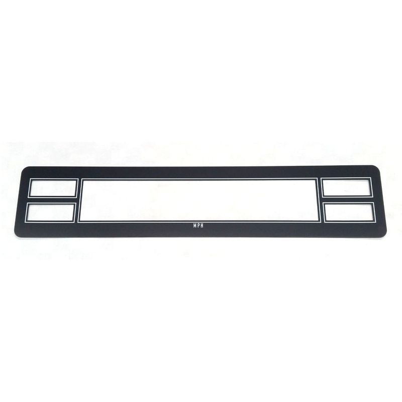 HOLDEN HK MONARO V8 GTS SPEEDOMETER DASH FASCIA OUTER FACE PLATE COVER