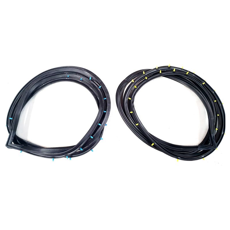 Rear Door Rubber Seals (PAIR) For MAZDA RX2 SEDAN CAPELLA