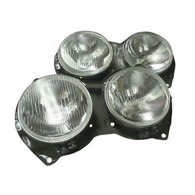 MAZDA RX3 SAVANNA HEADLIGHTS COMPLETE WITH BEZELS AND BUCKETS PAIR 12A S124A