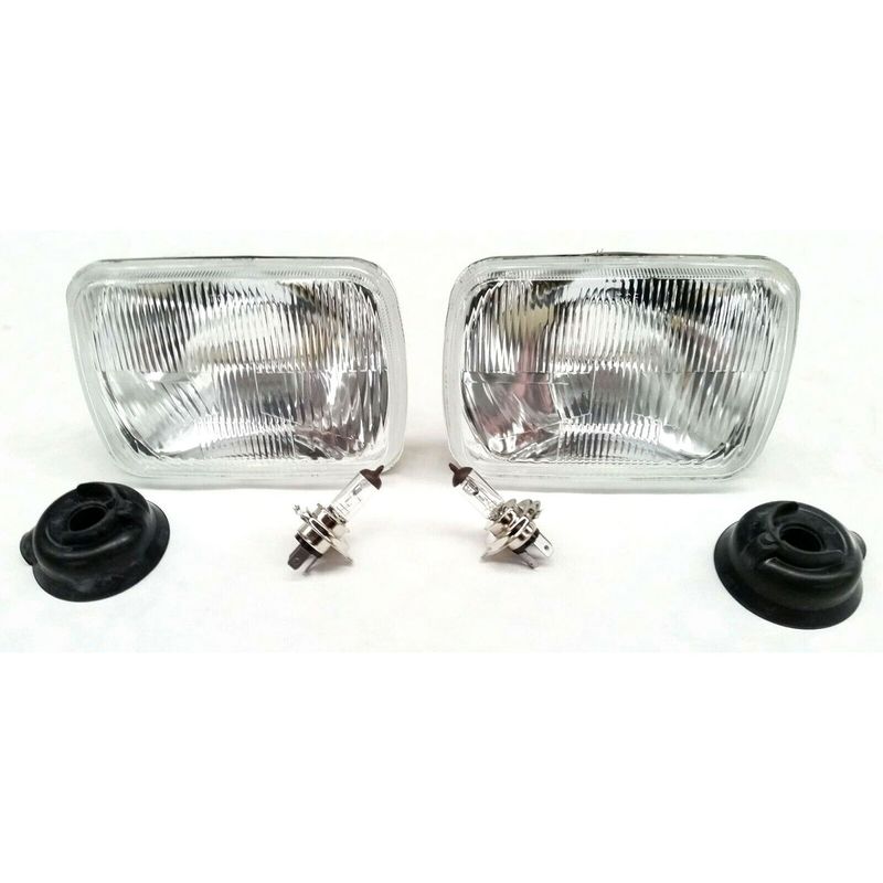 MAZDA B2000 B2200 B2600 1985-98 HEADLIGHTS HEAD LAMPS H4 SET WITH BULBS