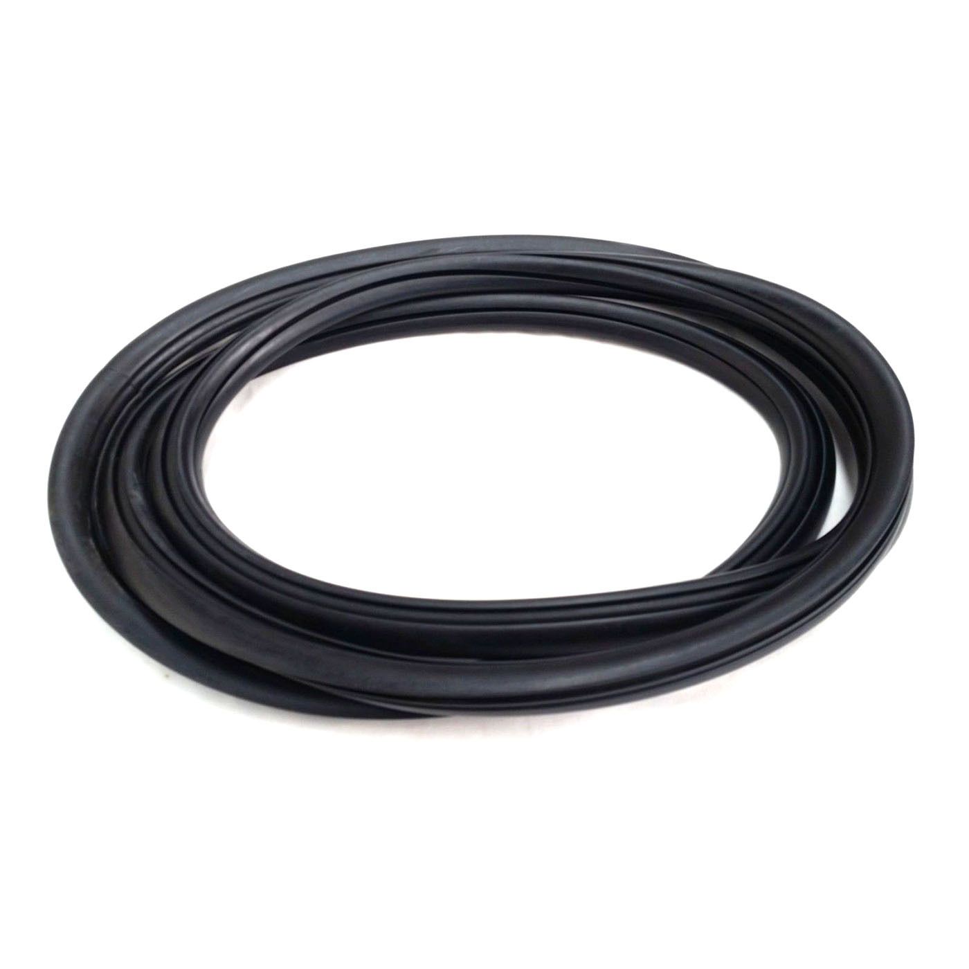 FORD ESCORT MK1 1970-75 REAR WINDSCREEN RUBBER SEAL - TAKES CHROME STRIP WITH INSERT