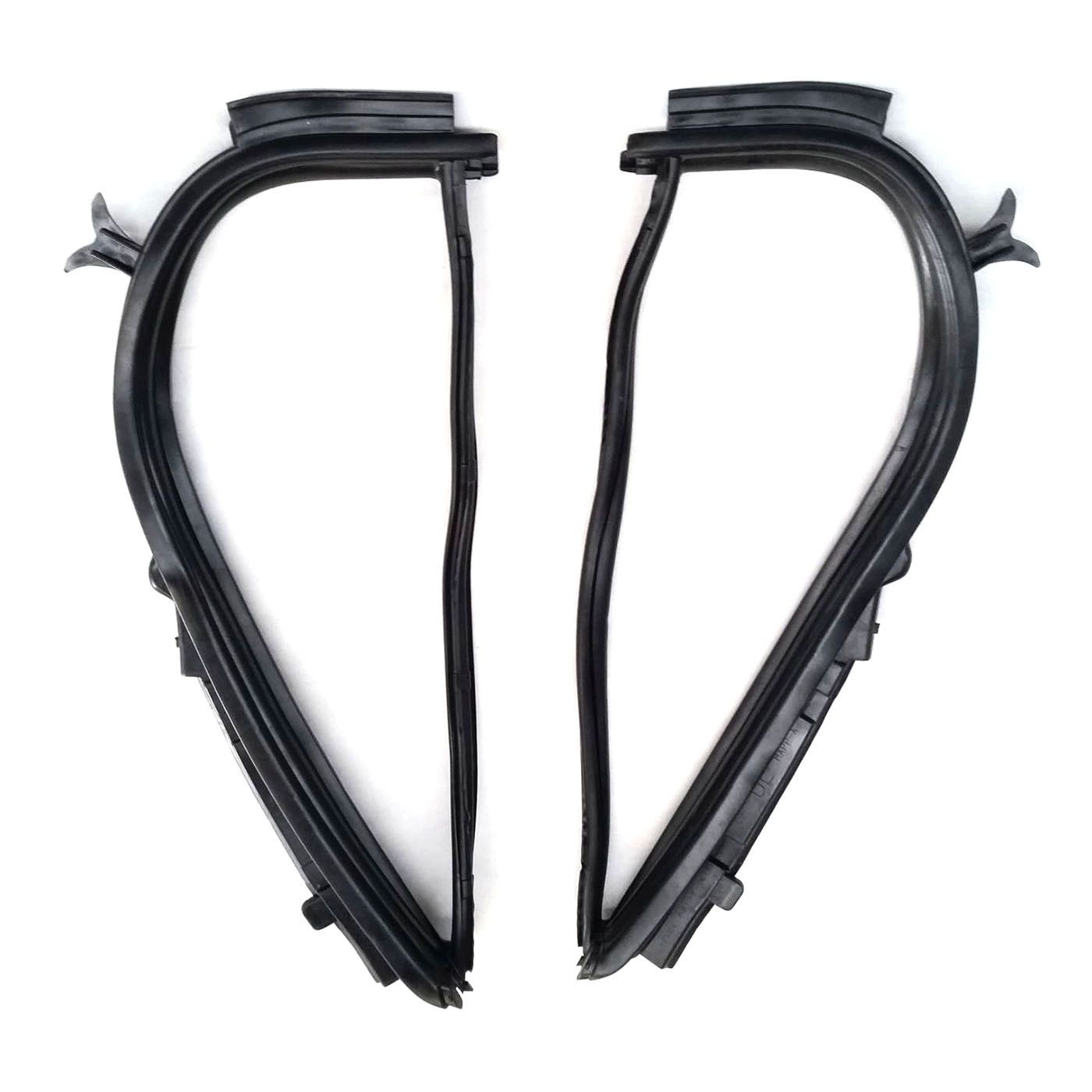 REAR 1/4 QUARTER SIDE WINDOW RUBBER SEALS PAIR FITS TOYOTA HILUX REVO UTE 2016 17 18