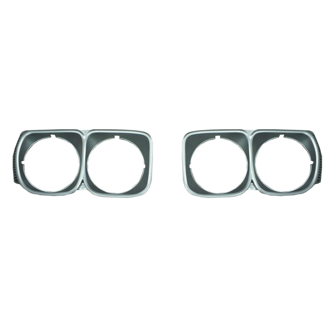 MAZDA RX3 12A CHARCOAL HEADLIGHT SURROUNDS PAIR