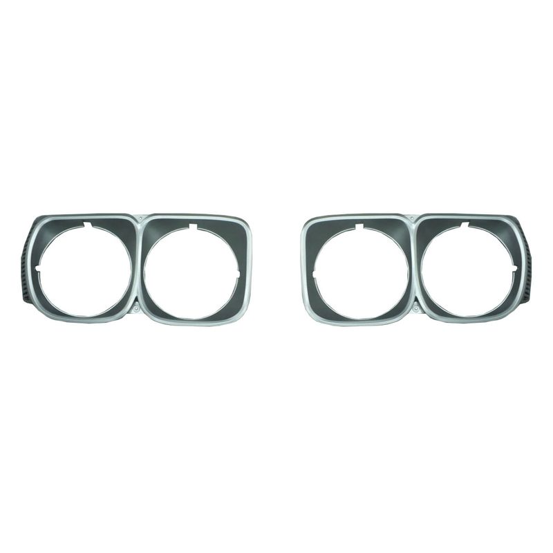MAZDA RX3 12A CHARCOAL HEADLIGHT SURROUNDS PAIR
