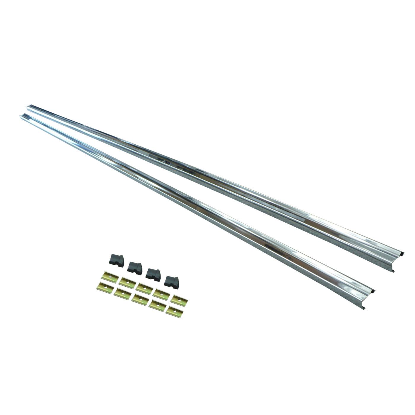 MAZDA RX3 SILL MOULDS WITH CLIP SET AND END CAP RUBBERS