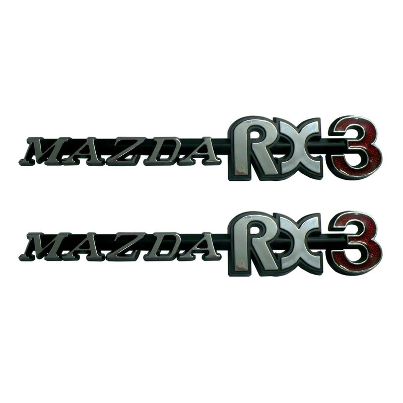 Plastic Quarter Badges (PAIR) For MAZDA RX3