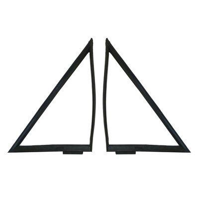 FORD ESCORT MK2 MKII COUPE FRONT 1/4 QUARTER RALLY PAK WINDOW RUBBER SEALS PAIR (FIXED VENT)