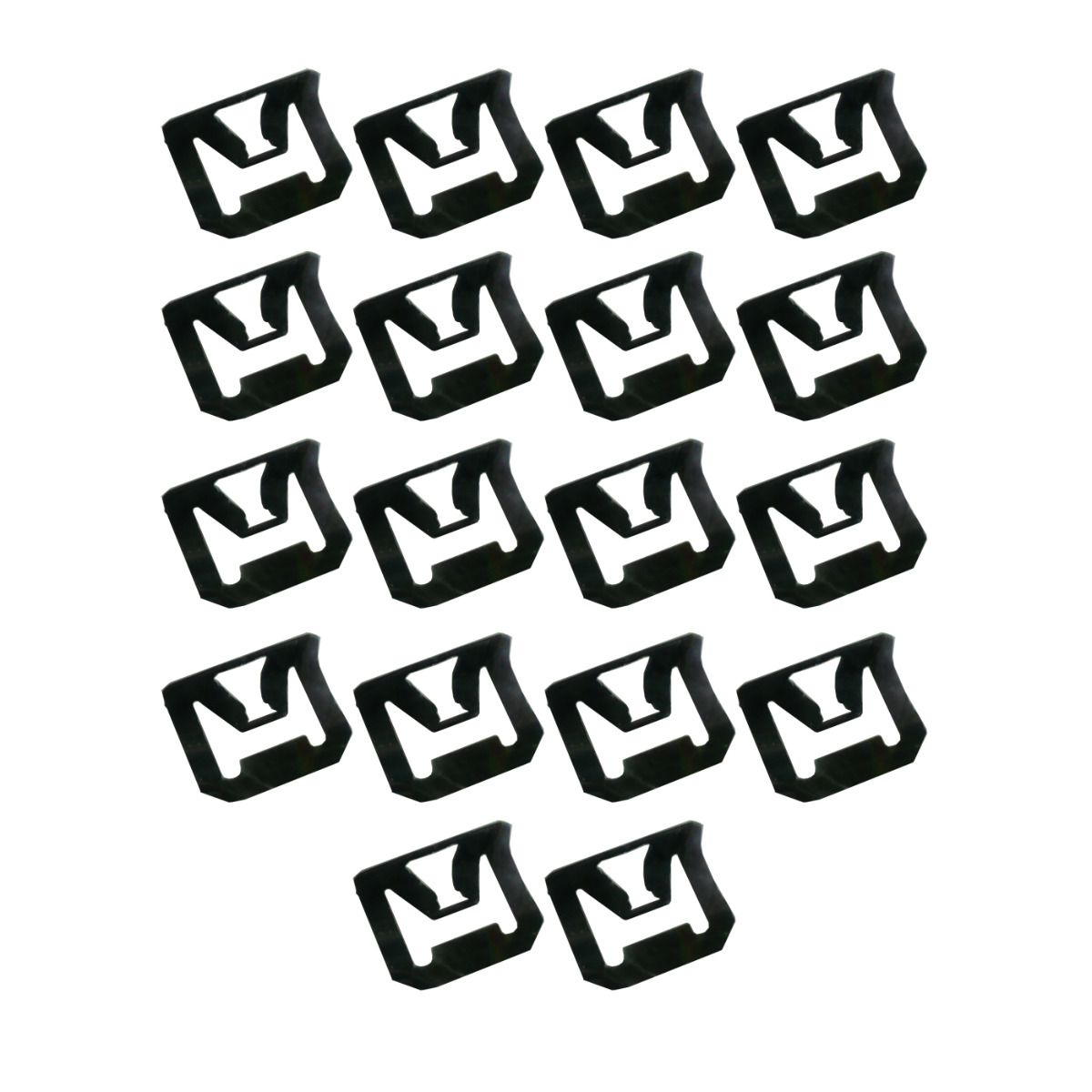 Metal Front or Rear Windscreen Mould Clips 18pc for MAZDA RX3 808