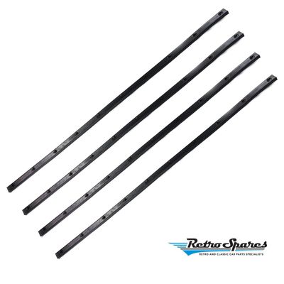 HOLDEN LX-UC COUPE FRONT INNER & OUTER DOOR BELT SET (4 PACK)