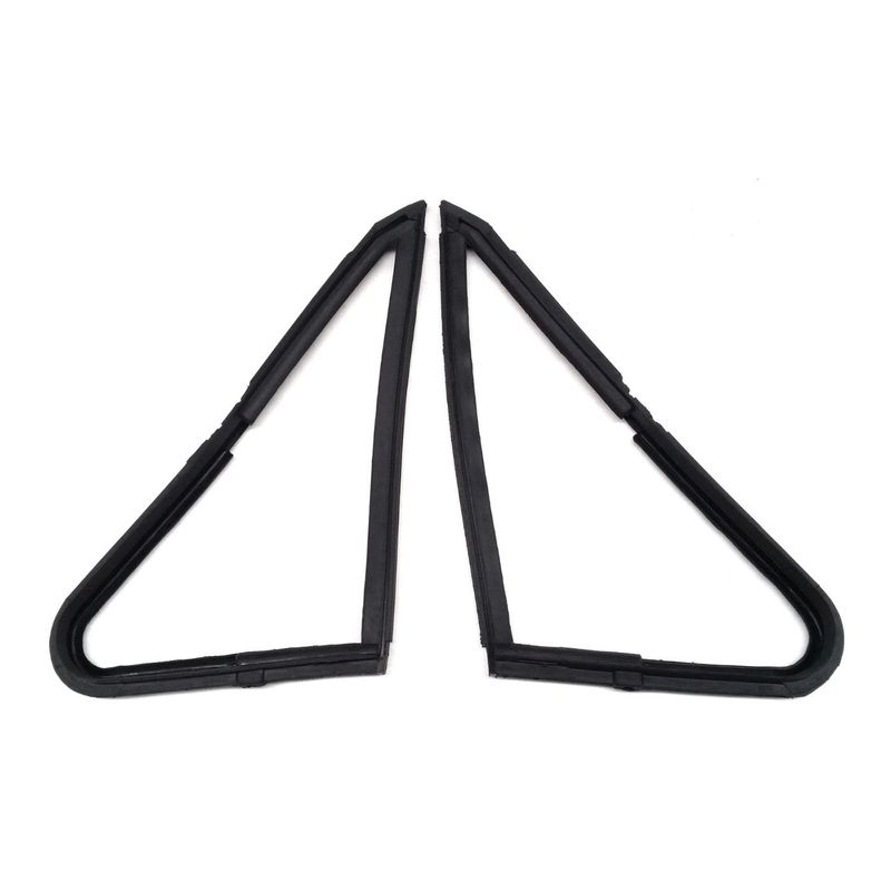 FORD CORTINA MK1 LOTUS 4 DOOR SEDAN FRONT OPENING 1/4 QUARTER WINDOW RUBBER PAIR
