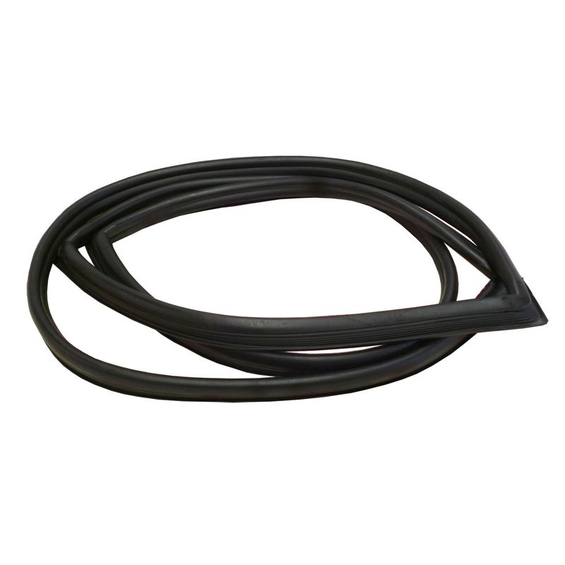 FIAT 128 SEDAN FRONT WINDSCREEN RUBBER SEAL - TAKES CHROME INSERT