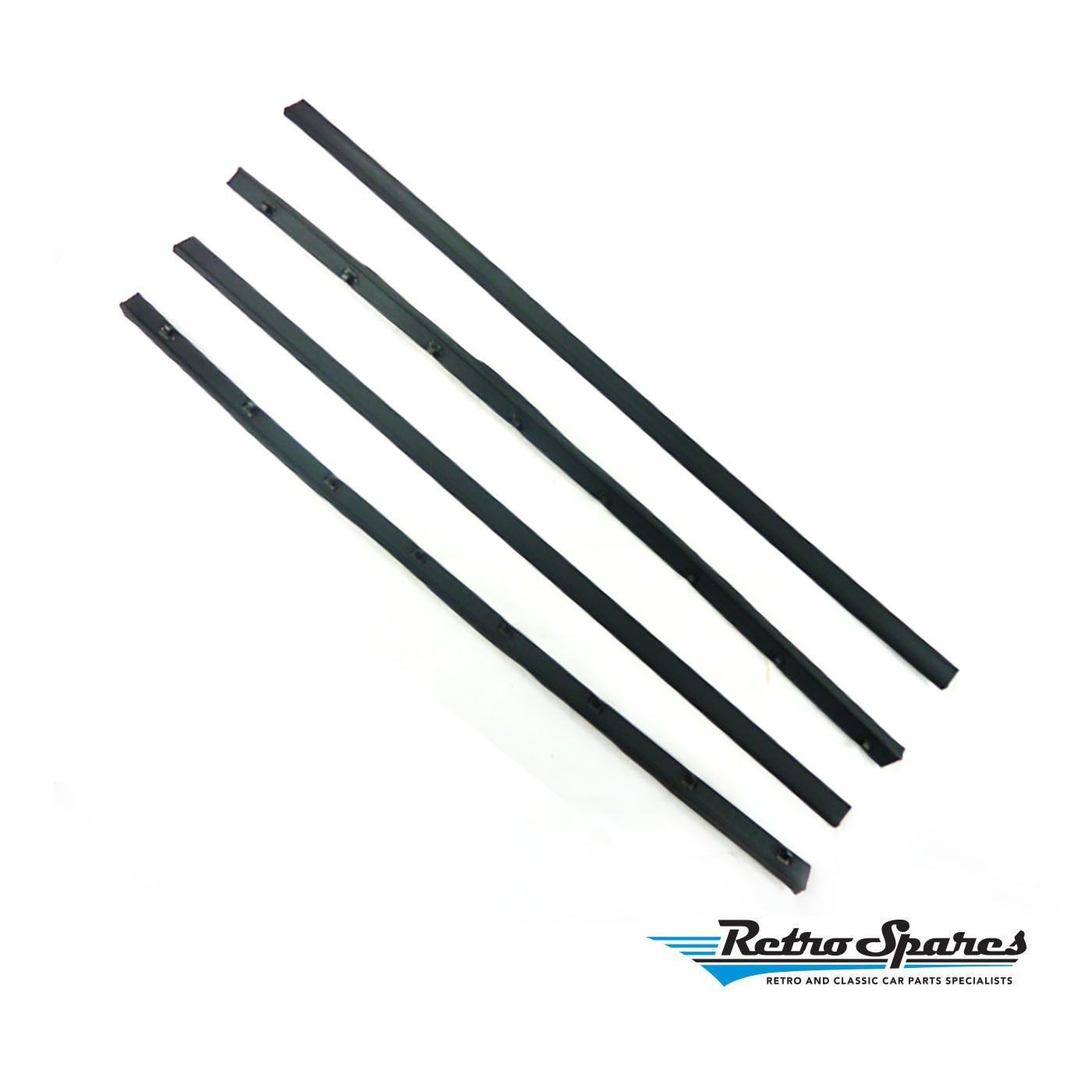 HOLDEN HQ-HJ-HX-HZ-WB FRONT INNER AND OUTER LEFT AND RIGHT DOOR BELT SET