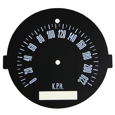FORD XW XY CONVERSION 140 MPH TO 220 KPH SPEEDO DECAL