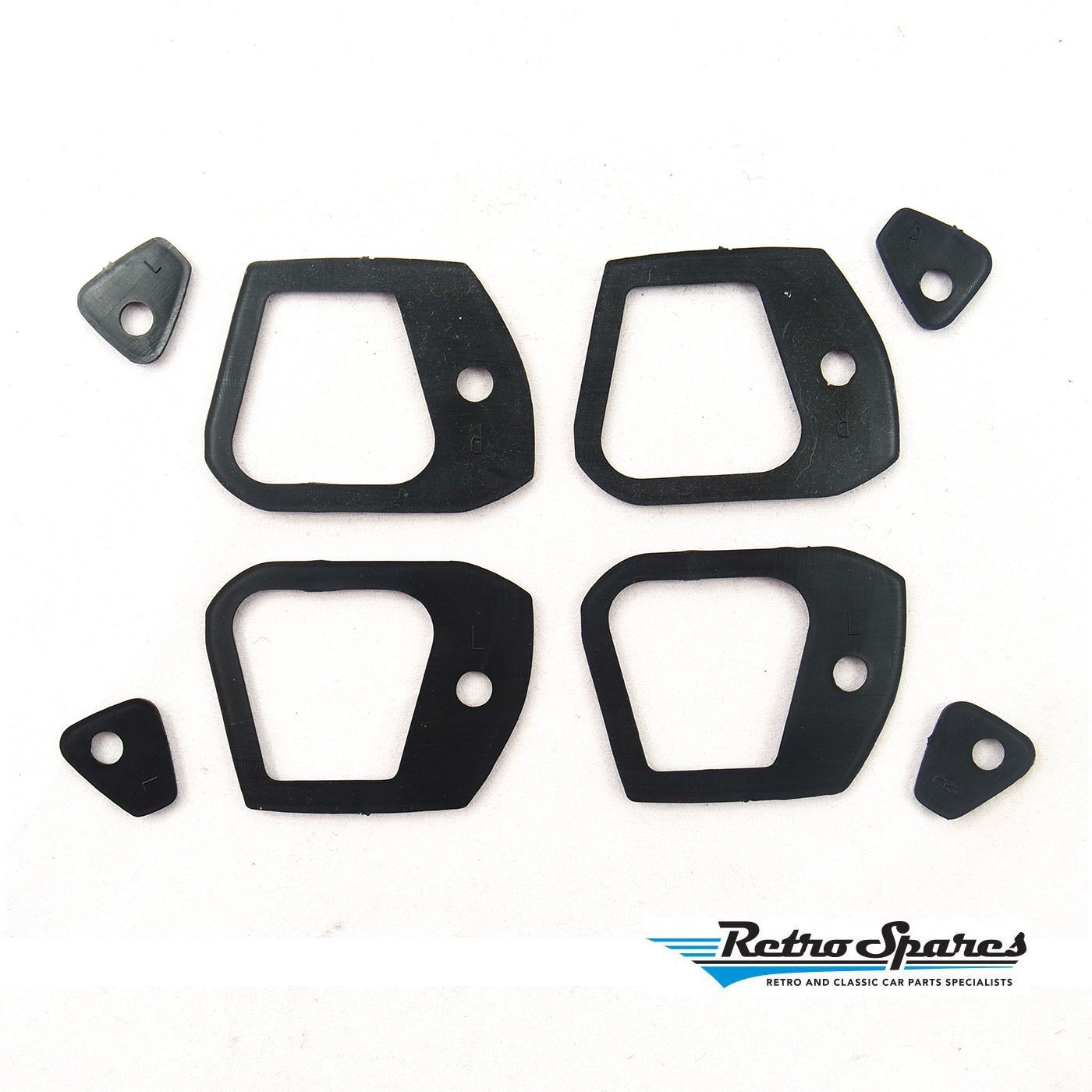 FORD XR-XW-XY GT/FAIRMONT & ZA-ZD FAIRLANE SEDAN DOOR HANDLE GASKET SET *NEW*