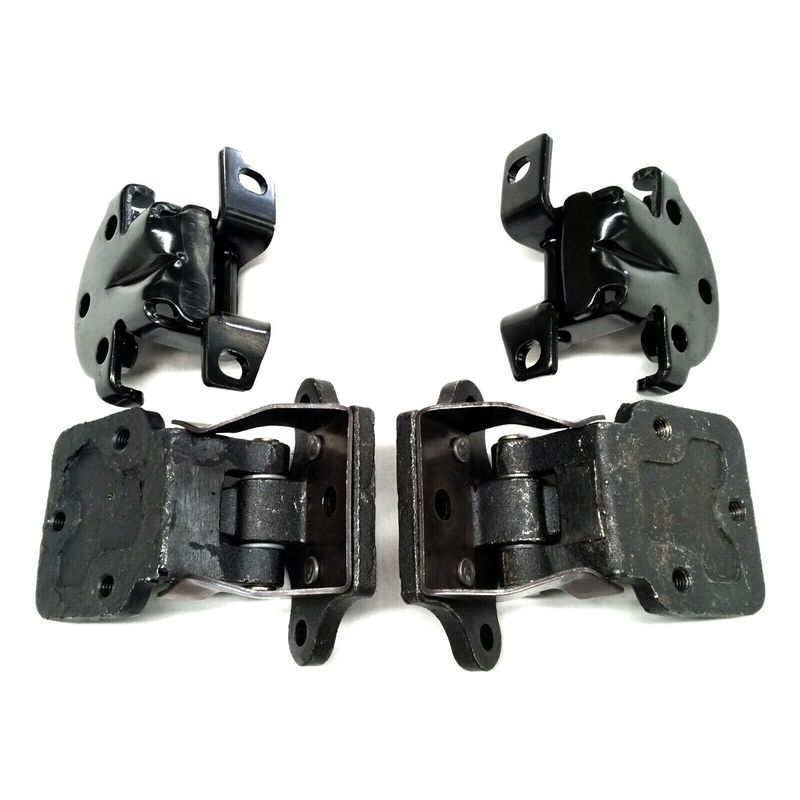DOOR HINGE SET UPPER LOWER LEFT RIGHT FOR DATSUN SUNNY B110 1200 UTE SEDAN WAGON